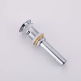 Modern Tall Basin Faucet with Single Handle and Pop-Up Drain Vessel Sink Bathroom Faucet