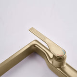 Modern Tall Basin Faucet with Single Handle and Pop-Up Drain Vessel Sink Bathroom Faucet