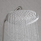 Shower System with Rainfall Head Handheld Spray and Tub Spout Adjustable Bracket