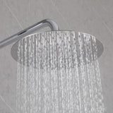 Shower System with Rainfall Head Handheld Spray and Tub Spout Adjustable Bracket