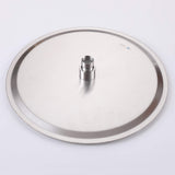 2-Function Outdoor Shower with 10'' Rain Shower Head and 360° Adjustable Foot Wash Spout