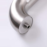 2-Function Outdoor Shower with 10'' Rain Shower Head and 360° Adjustable Foot Wash Spout
