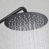 3-in-1 Stainless Steel Outdoor Shower System with Rainfall Shower Handheld Spray and Foot Wash