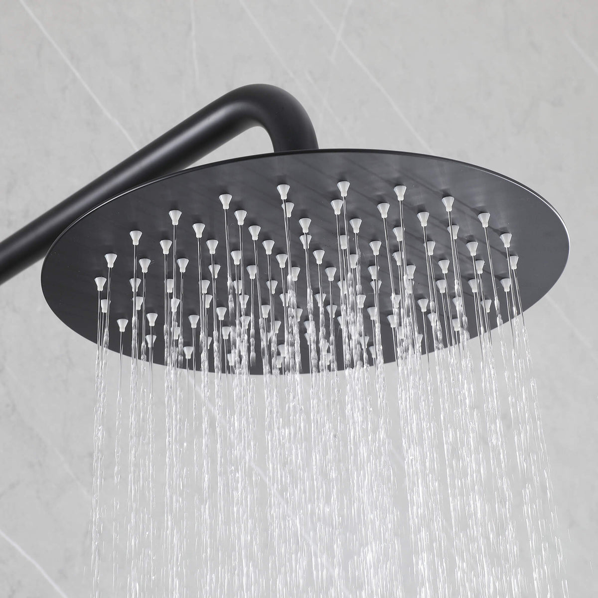 3-in-1 Outdoor Shower Set Adjustable Handheld, Rainfall & Foot Wash
