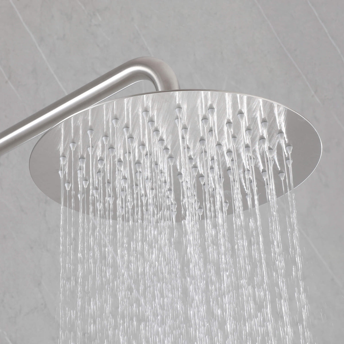 3-in-1 Outdoor Shower Set Adjustable Handheld, Rainfall & Foot Wash