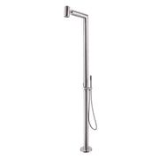 Freestanding Outdoor Shower with Handheld Sprayer 304 Stainless Steel Poolside Patio Shower System