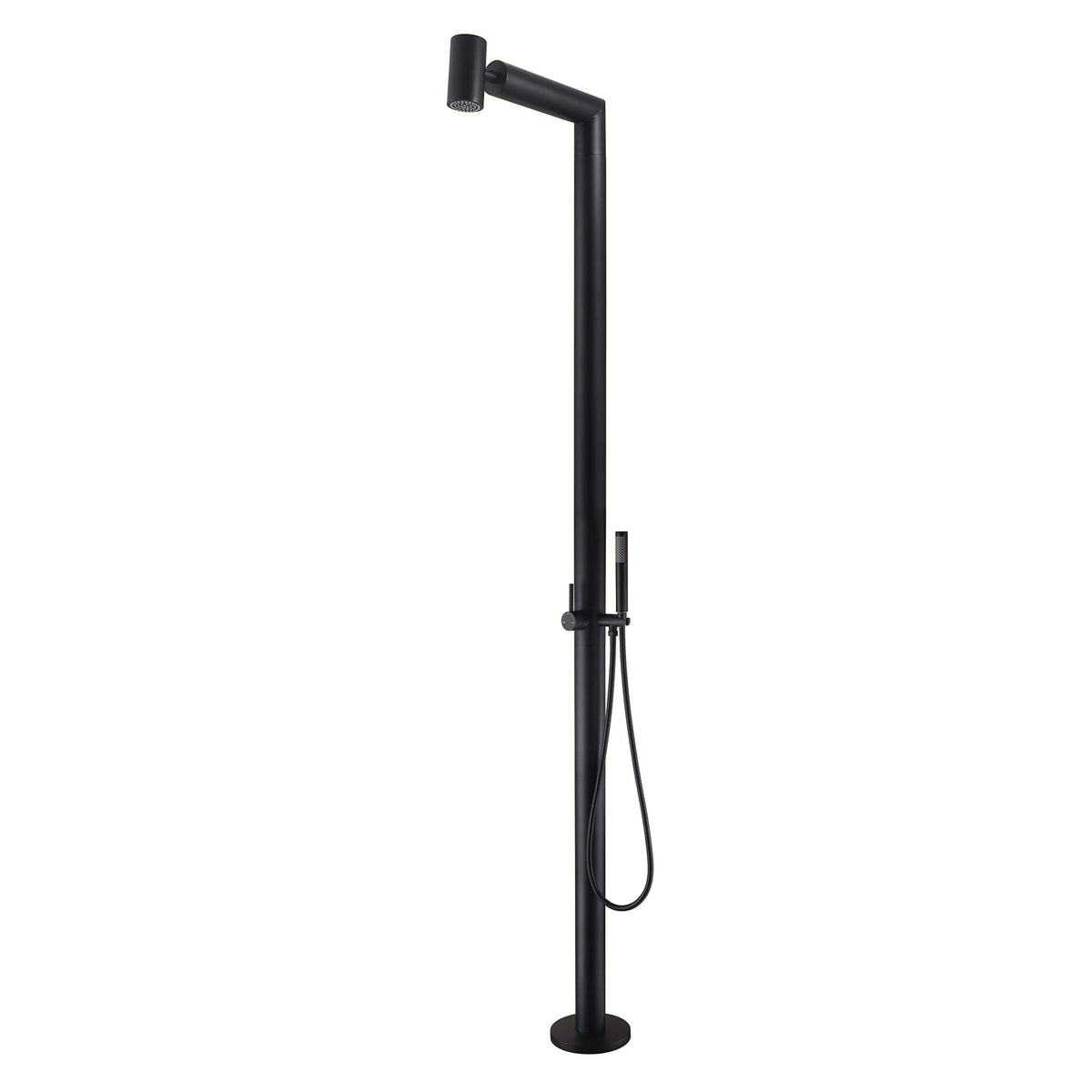 Freestanding Outdoor Shower with Handheld Sprayer 304 Stainless Steel Poolside Patio Shower System