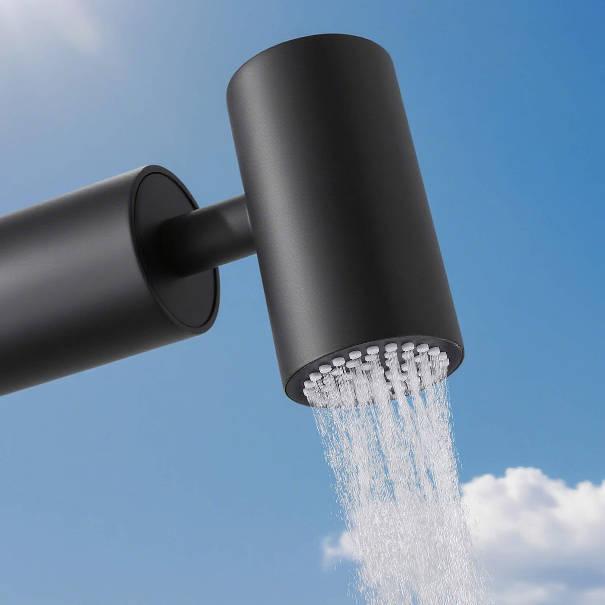 Freestanding Outdoor Shower with Handheld Sprayer 304 Stainless Steel Poolside Patio Shower System