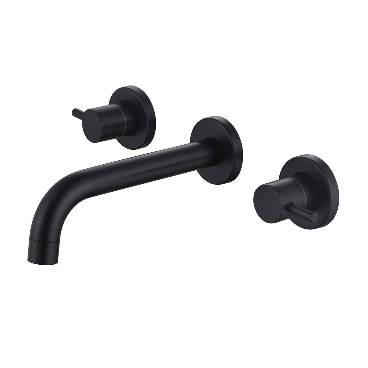 High-Flow Wall-Mounted Tub Filler with Dual Handles