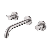 High-Flow Wall-Mounted Tub Filler with Dual Handles
