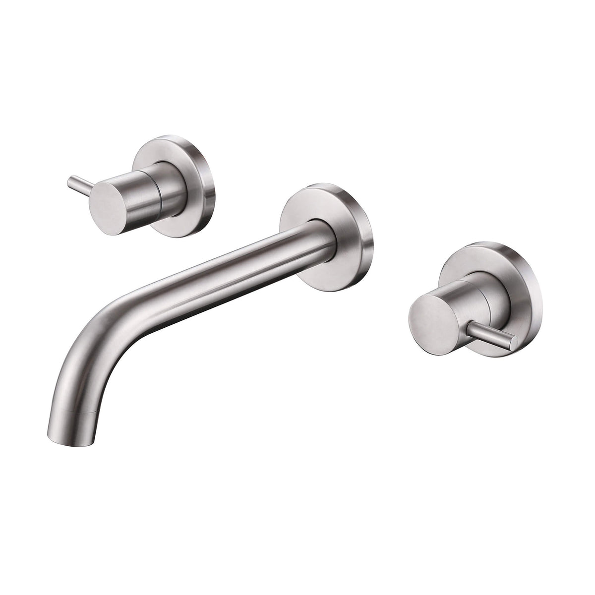 High-Flow Wall-Mounted Tub Filler with Dual Handles