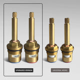 High Flow Wall-Mounted Tub Filler with Rough-In Valve 304 Stainless Steel Dual Handle Bathtub Faucet