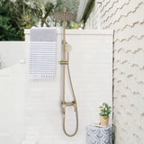 3-Function 304 Stainless Steel Wall-Mounted Outdoor Shower System