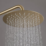 3-in-1 Stainless Steel Outdoor Shower System with Rainfall Shower Handheld Spray and Foot Wash