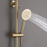 3-Function 304 Stainless Steel Wall-Mounted Outdoor Shower System