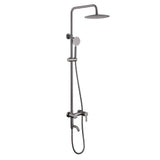 3-Function 304 Stainless Steel Wall-Mounted Outdoor Shower System