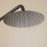 3-Function 304 Stainless Steel Wall-Mounted Outdoor Shower System