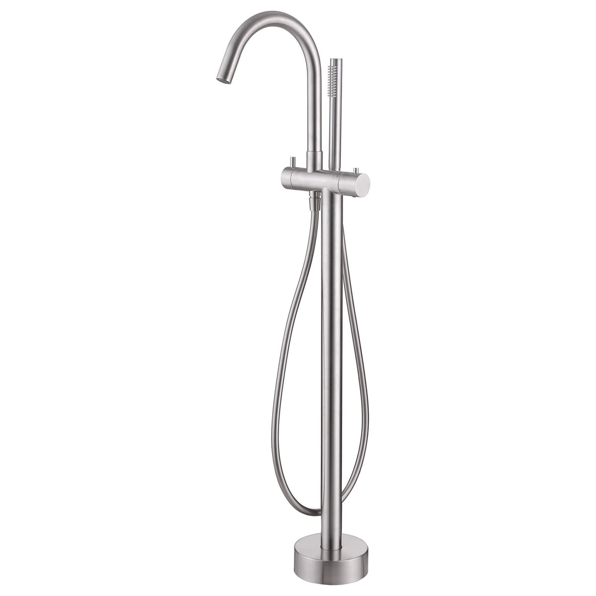 Thermostatic Freestanding Bathtub Faucet 316 Stainless Steel with Hand Shower