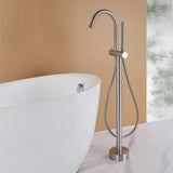 Thermostatic Freestanding Bathtub Faucet 316 Stainless Steel with Hand Shower