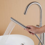 Thermostatic Freestanding Bathtub Faucet 316 Stainless Steel with Hand Shower