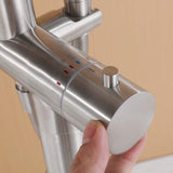Thermostatic Freestanding Bathtub Faucet 316 Stainless Steel with Hand Shower