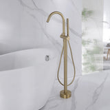 Thermostatic Freestanding Bathtub Faucet 316 Stainless Steel with Hand Shower