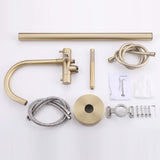 Thermostatic Freestanding Bathtub Faucet 316 Stainless Steel with Hand Shower