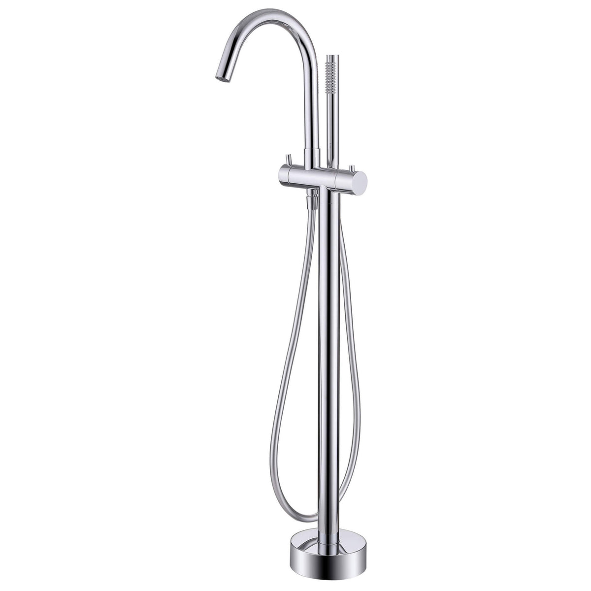 Thermostatic Freestanding Bathtub Faucet 316 Stainless Steel with Hand Shower