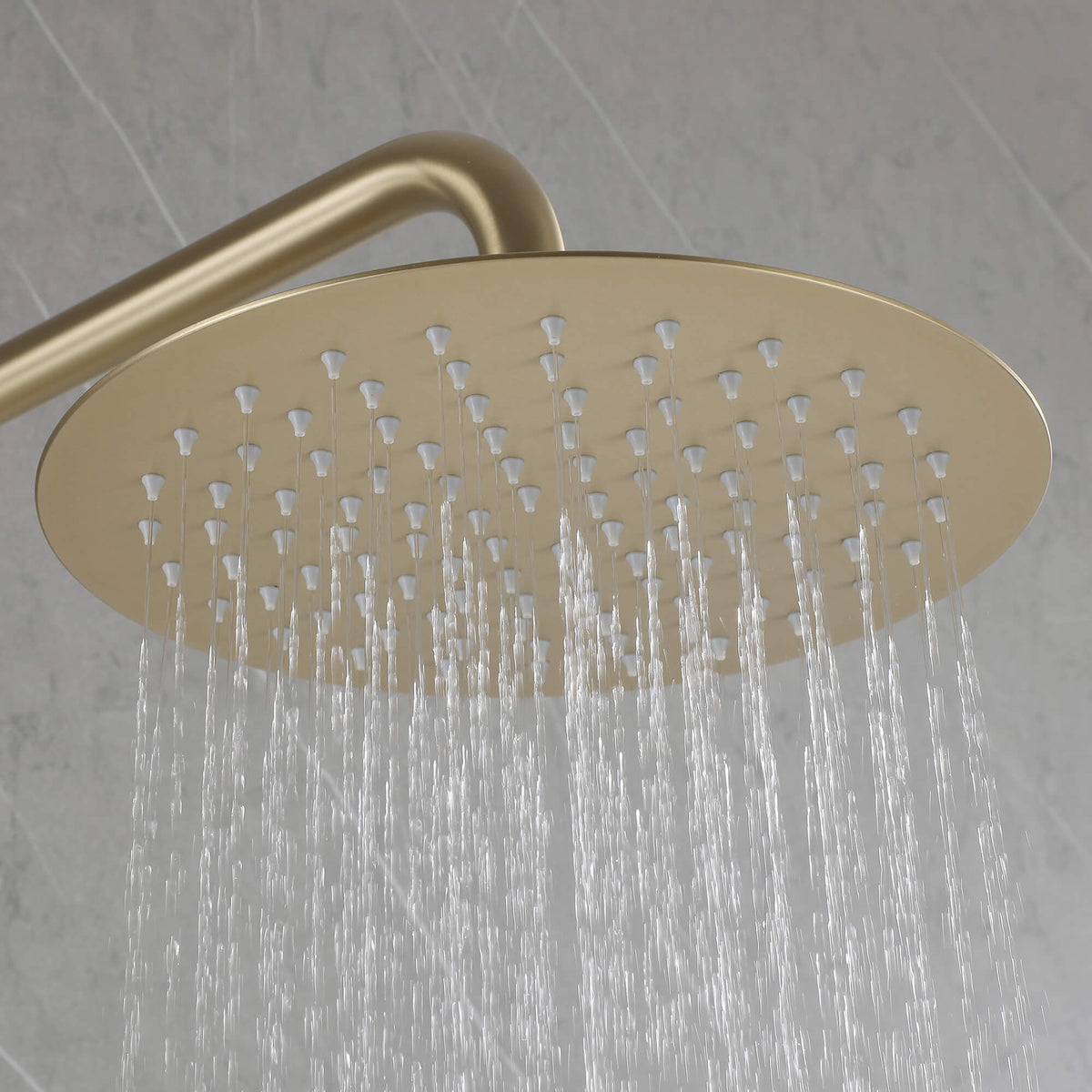 3-in-1 Outdoor Shower Set Adjustable Handheld, Rainfall & Foot Wash
