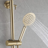 3-in-1 Outdoor Shower Set Adjustable Handheld, Rainfall & Foot Wash
