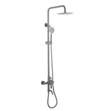 3-in-1 Outdoor Shower Set Adjustable Handheld, Rainfall & Foot Wash