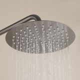 3-in-1 Outdoor Shower Set Adjustable Handheld, Rainfall & Foot Wash