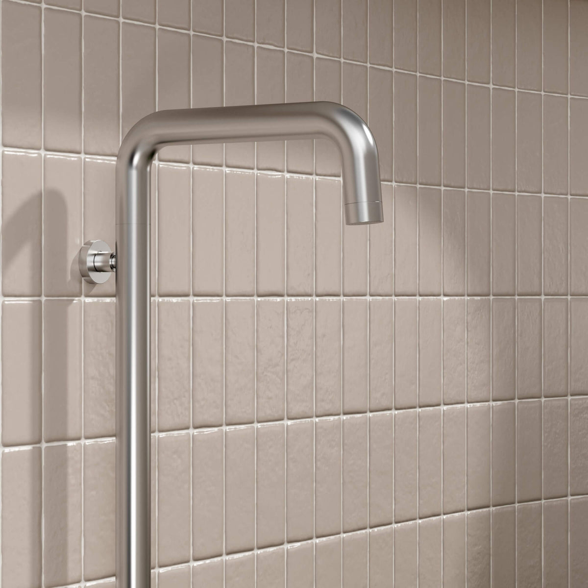 304 Stainless Steel Outdoor Shower System with Handheld Hot & Cold