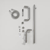 304 Stainless Steel Outdoor Shower with Handheld Shower Wall-Mounted Pool & Garden Shower