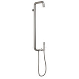 304 Stainless Steel Outdoor Shower with Handheld Shower Wall-Mounted Pool & Garden Shower