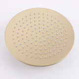 Outdoor Shower Fixtures with 10-Inch Rainfall Shower Head and Dual Handle Control