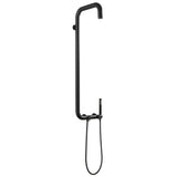 304 Stainless Steel Outdoor Shower with Handheld Shower Wall-Mounted Pool & Garden Shower