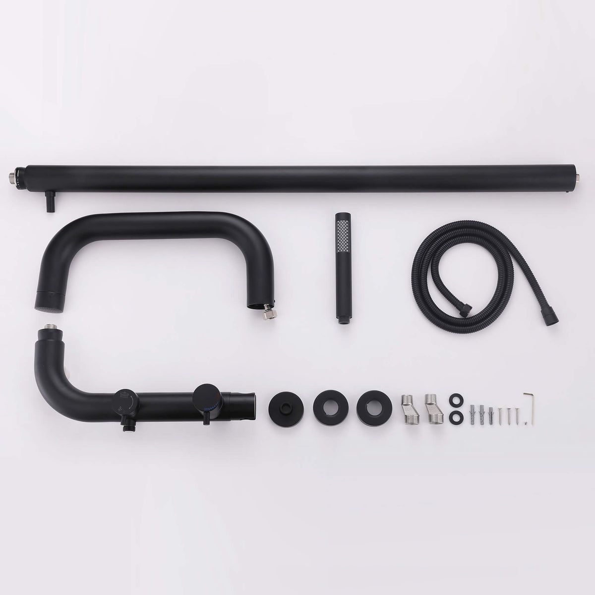 304 Stainless Steel Outdoor Shower System with Handheld Hot & Cold