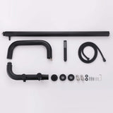 304 Stainless Steel Outdoor Shower with Handheld Shower Wall-Mounted Pool & Garden Shower