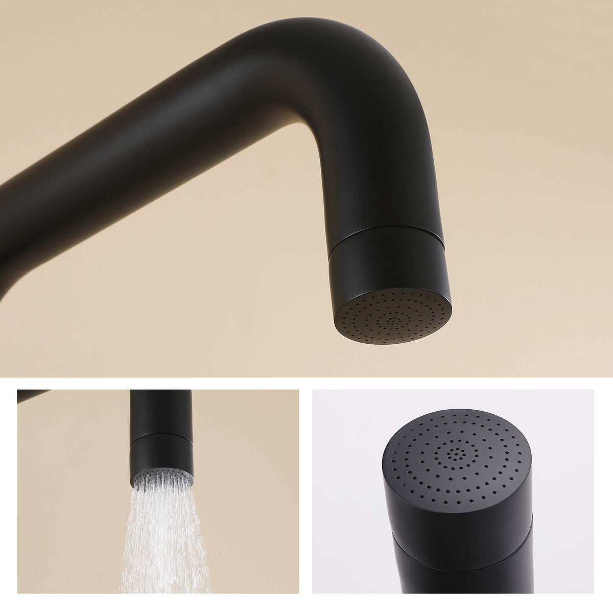 304 Stainless Steel Outdoor Shower System with Handheld Hot & Cold
