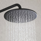 3-Function Thermostatic Shower Set with Rainfall Shower and Handheld Wand