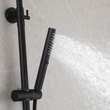 3-Function Thermostatic Shower Set with Rainfall Shower and Handheld Wand