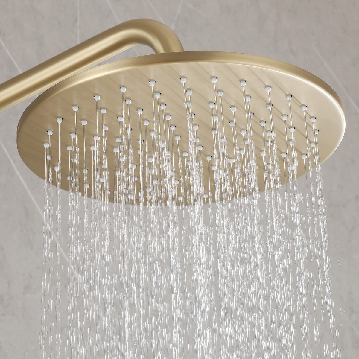 3-Function Thermostatic Shower Set with Rainfall Shower and Handheld Wand