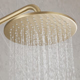 3-Function Thermostatic Shower Set with Rainfall Shower and Handheld Wand