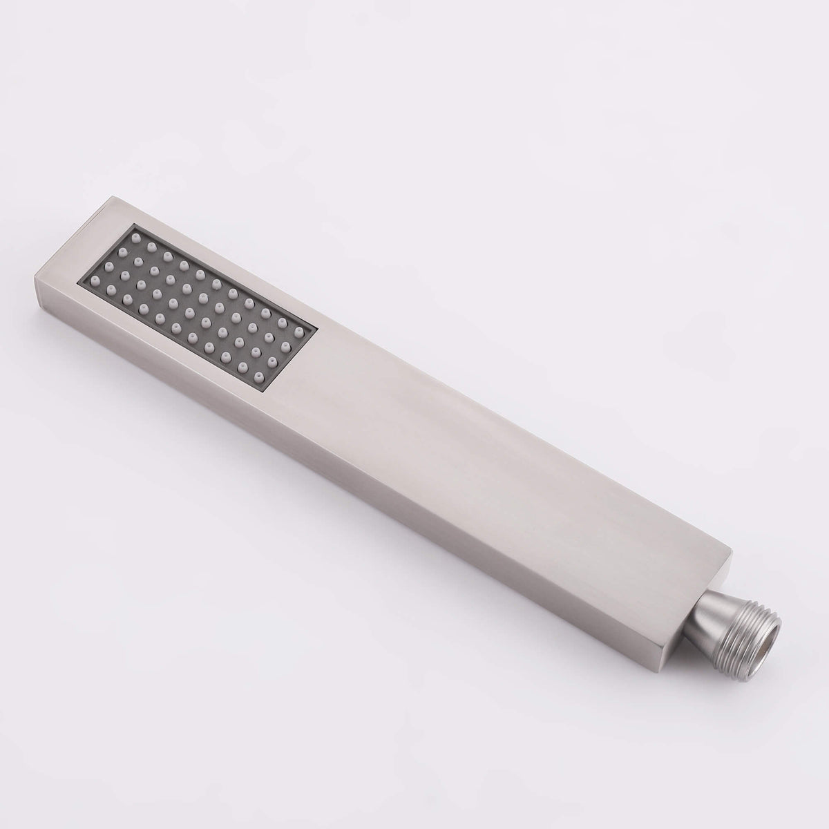 Wall-Mounted Height Adjustable 304 Stainless Steel Outdoor Shower with Square Rainfall Shower Head