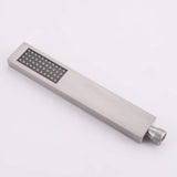 Wall-Mounted Height Adjustable 304 Stainless Steel Outdoor Shower with Square Rainfall Shower Head