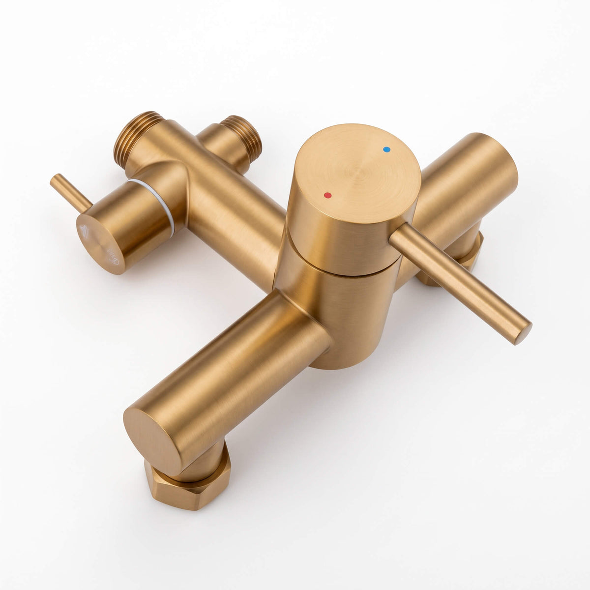 316 Stainless Steel Wall-Mounted Outdoor Shower with Rainfall Shower Head and Handheld Sprayer