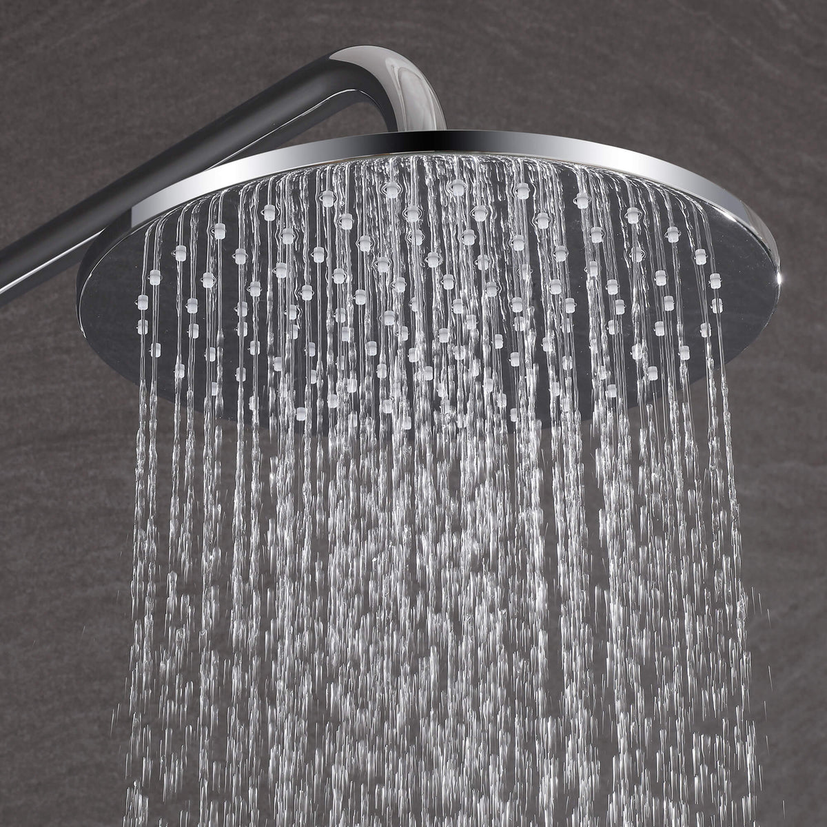 3-Function Thermostatic Shower Set with Rainfall Shower and Handheld Wand