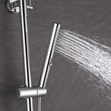 3-Function Thermostatic Shower Set with Rainfall Shower and Handheld Wand