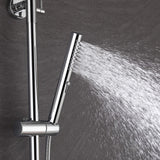 3-Function Thermostatic Shower Set with Rainfall Shower and Handheld Wand
